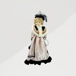Vintage Porcelain Doll Gabeiel‎ 19" Crowne Fine Porcelain Dolls 1998